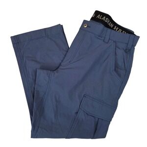Alaskan Hardgear Duluth Gravel Bar Cargo Pants Blue Size 38X30 Hiking Fishing